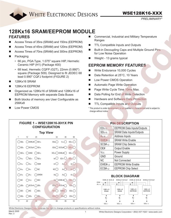 WSE128K16-150G2TIA