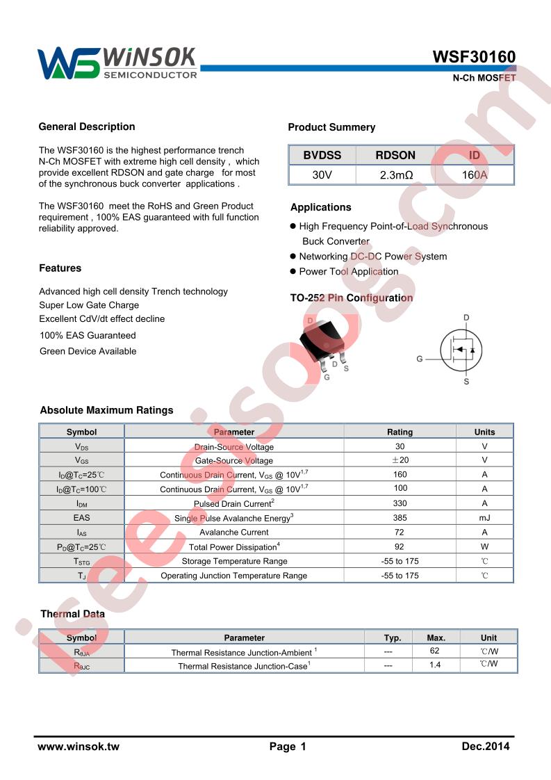 WSF30160