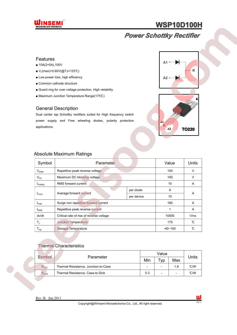 WSP10D100H