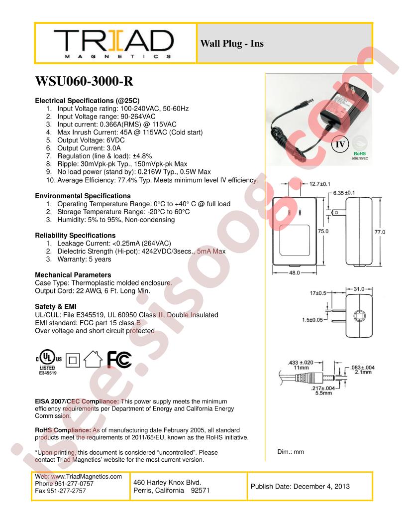 WSU060-3000-R