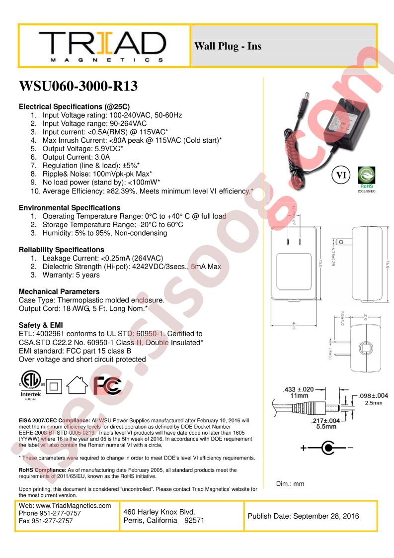 WSU060-3000-R13