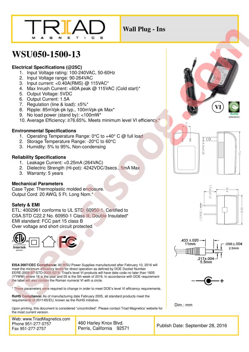 WSU050-1500-13