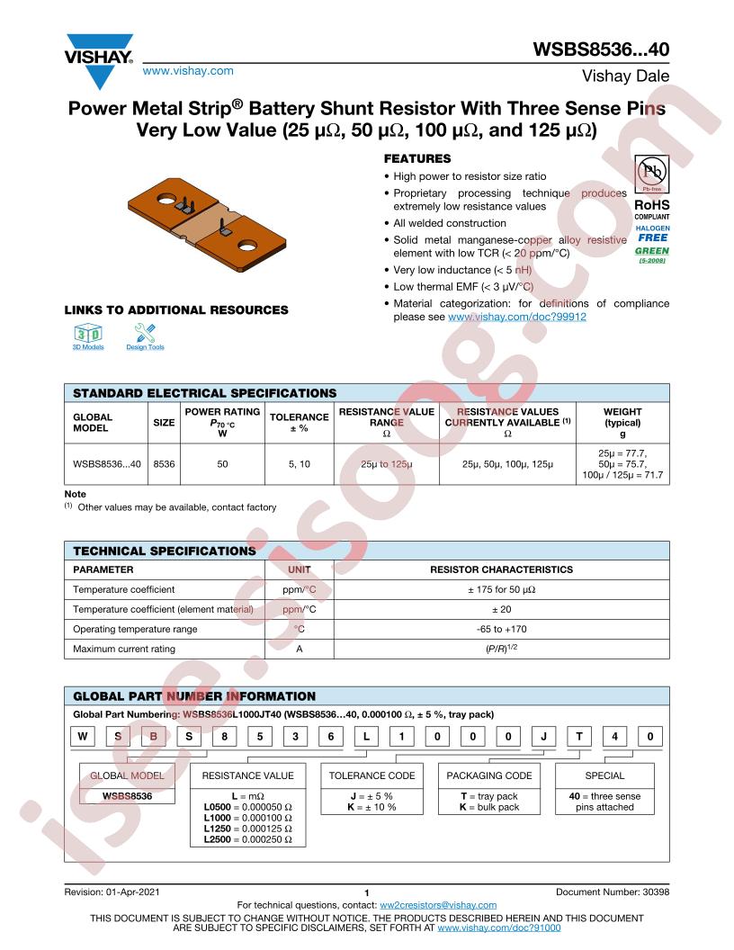 WSBS8536L0500KK40