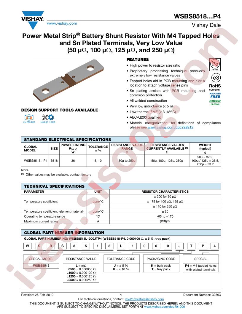 WSBS8518L0500JTP4