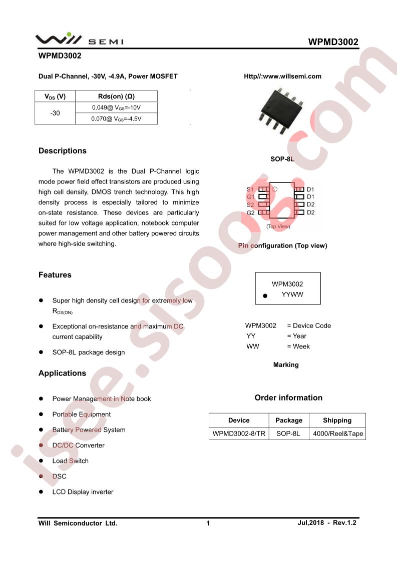 WPMD3002