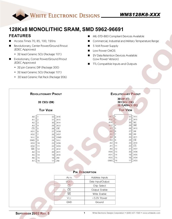 WMS128K8L-15CI