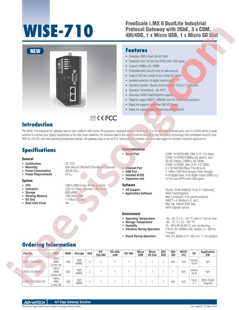 WISE-710-N6MCA