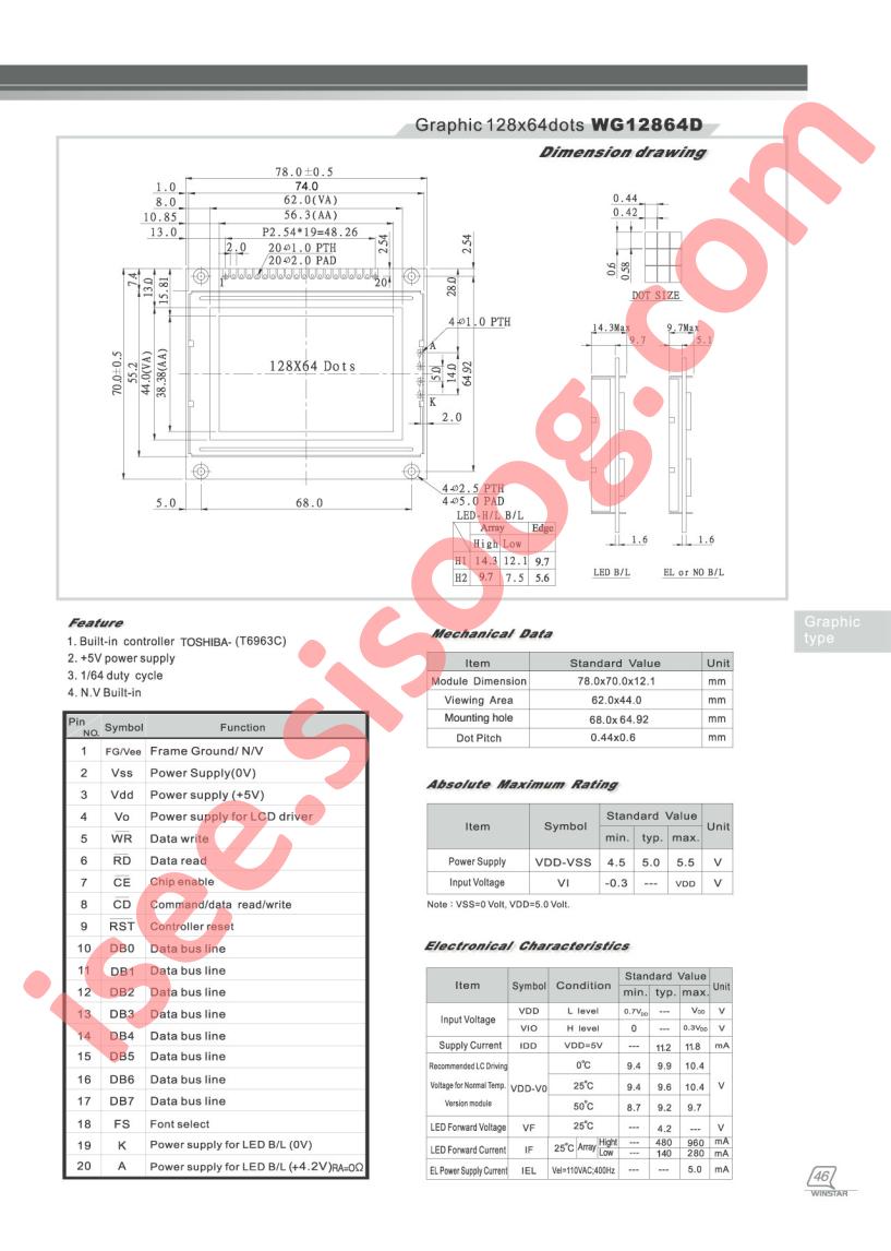 WG12864D