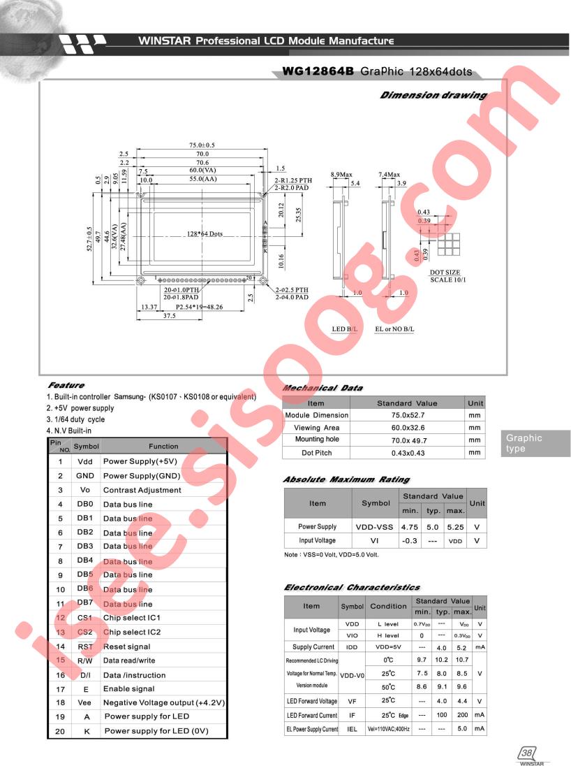 WG12864B