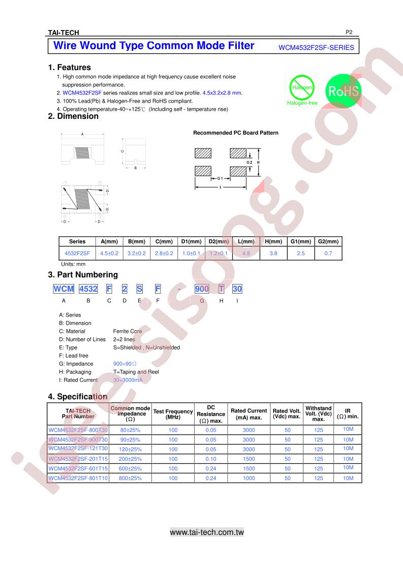 WCM4532F2SF-601T15