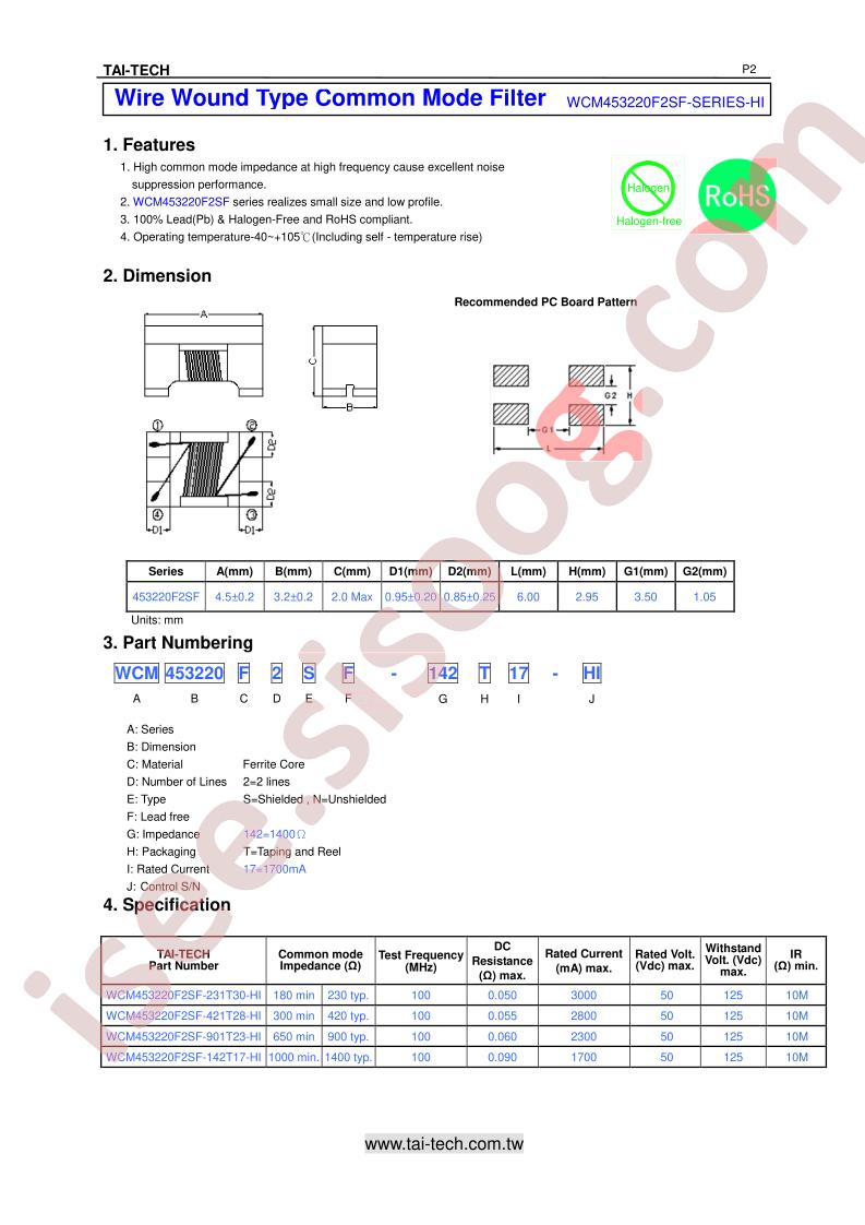 WCM453220F2SF-231T30-HI