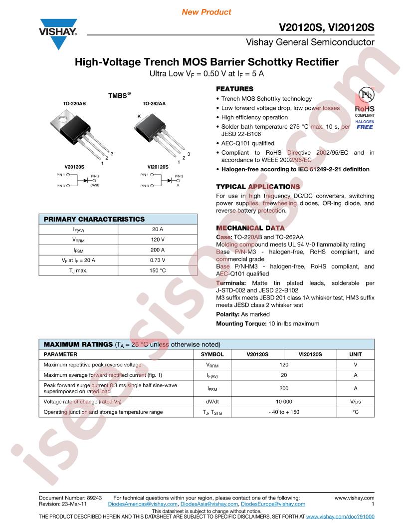 V20120SHM3-4W