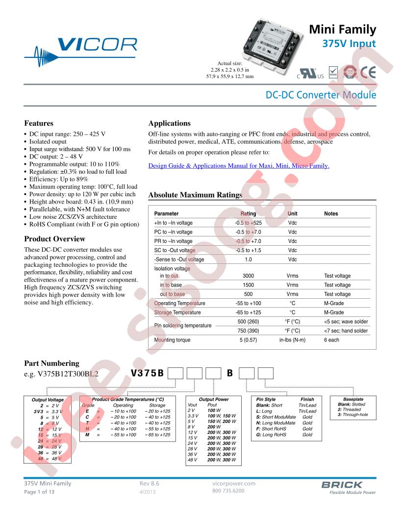 V375B12C300BL