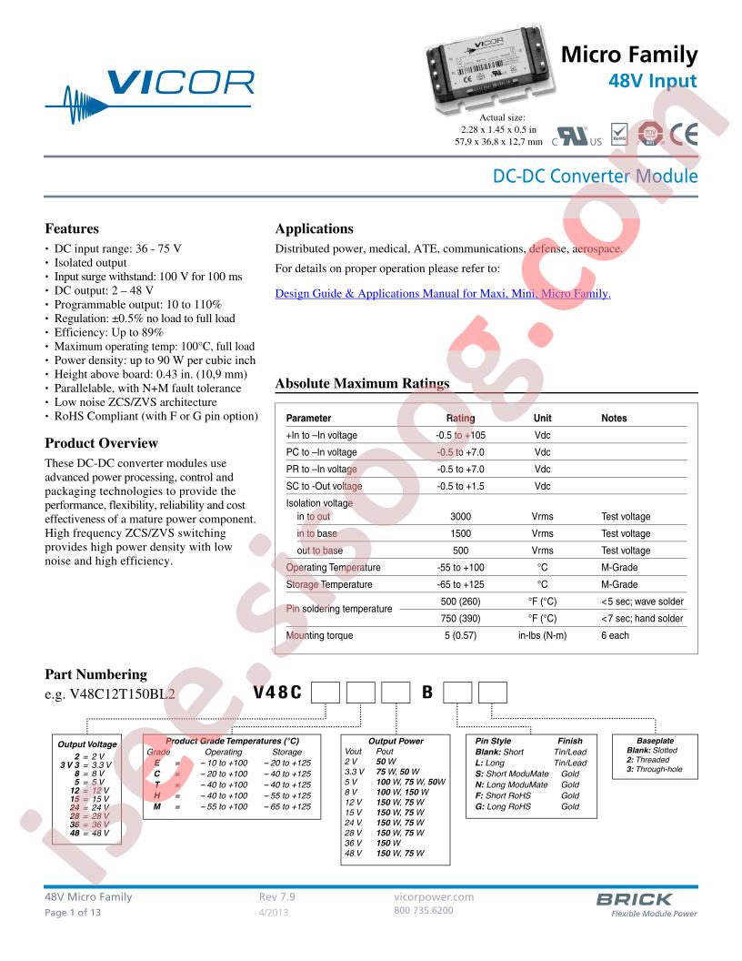 V48C24C150BG