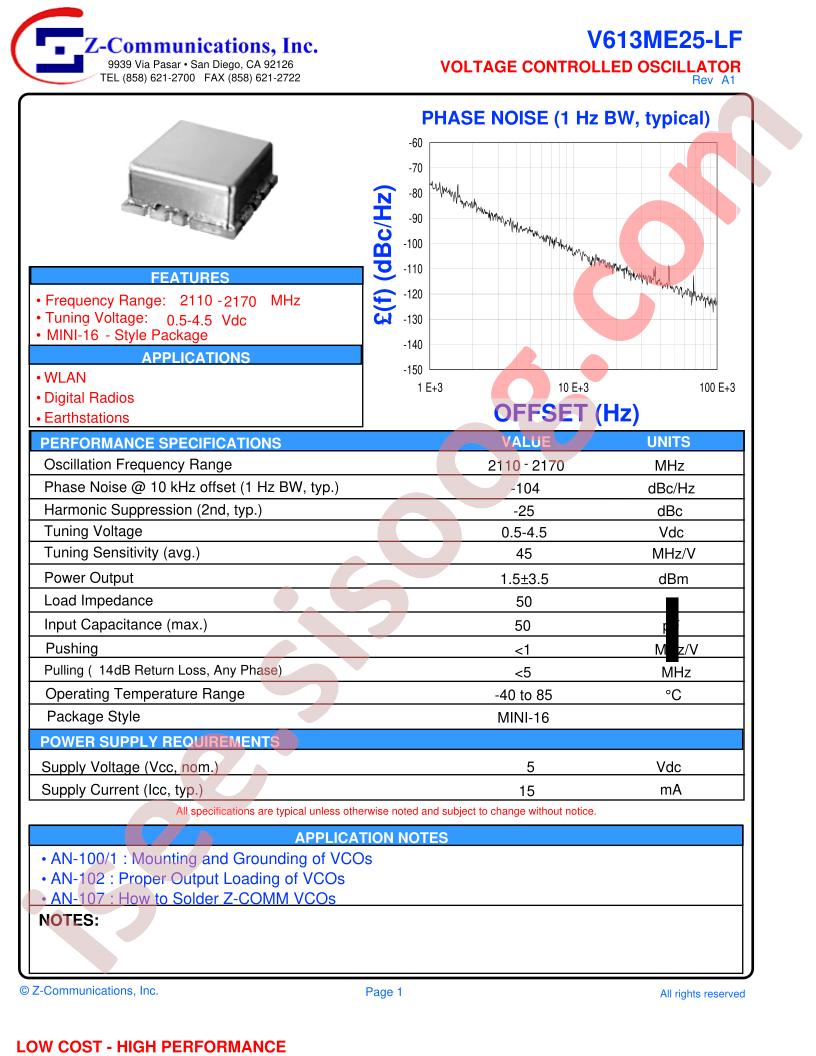 V613ME25-LF