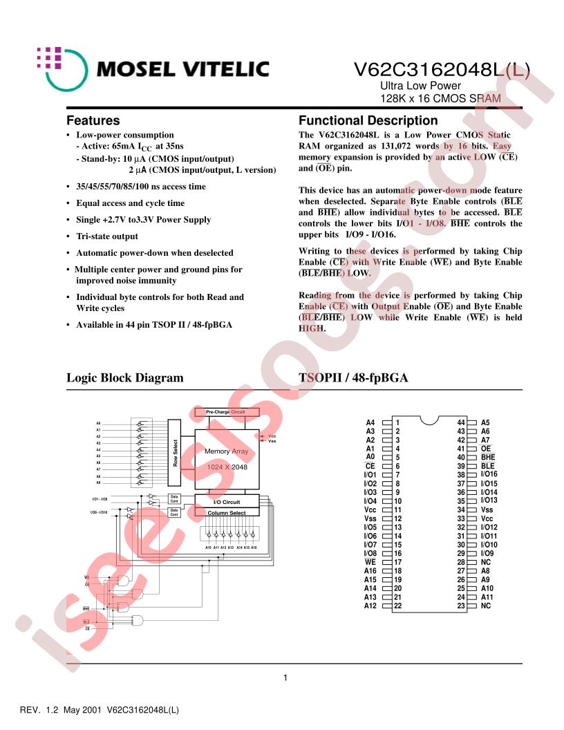 V62C3162048L-45T