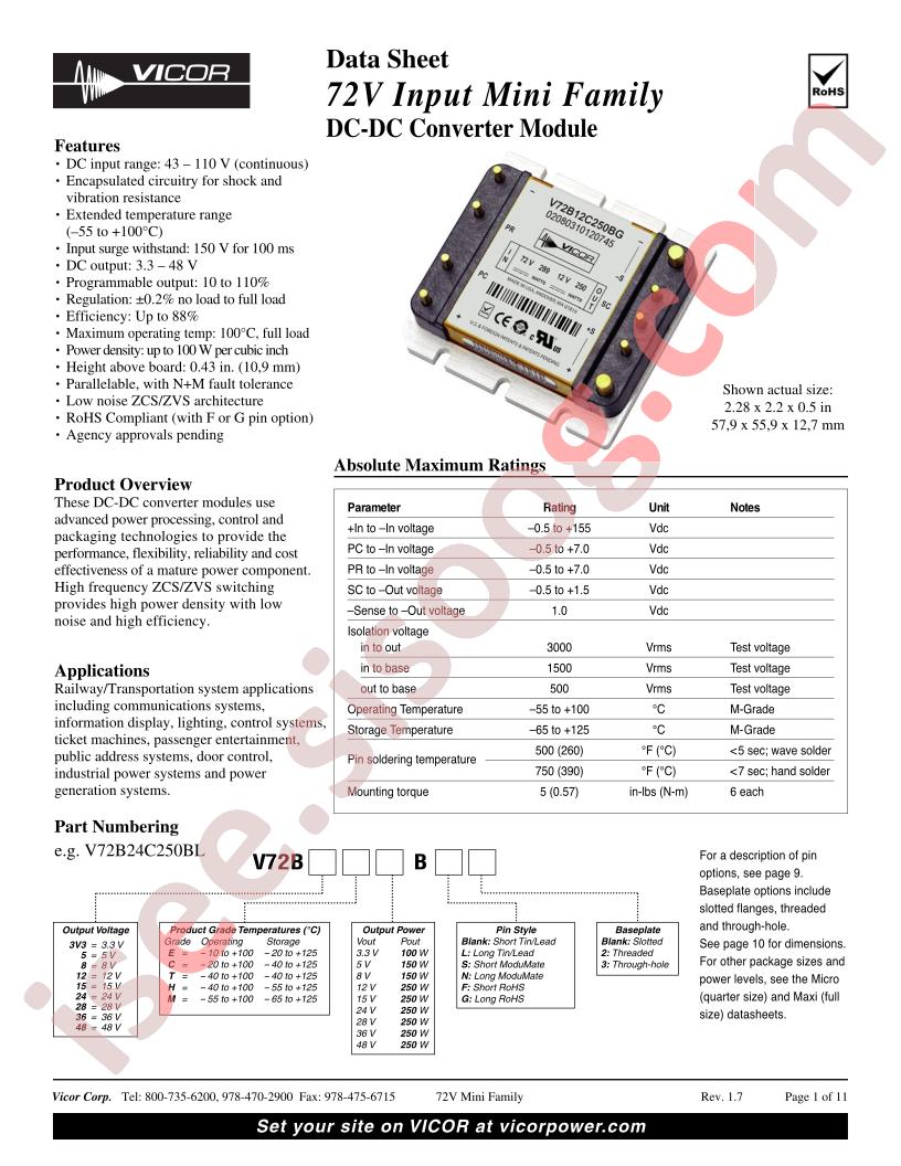 V72B28M250BL