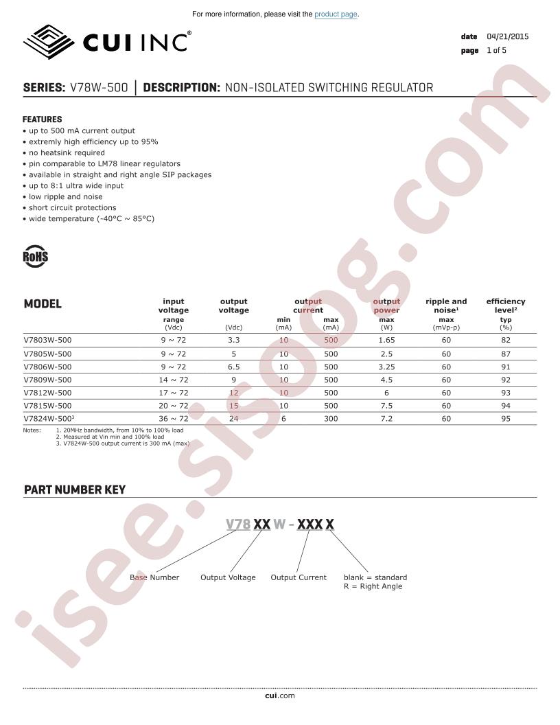 V7803W-500