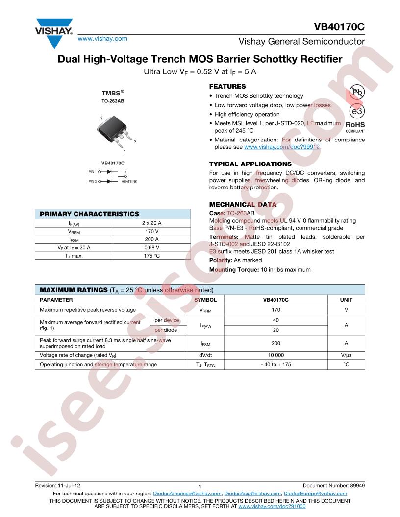 VB40170C-E34W