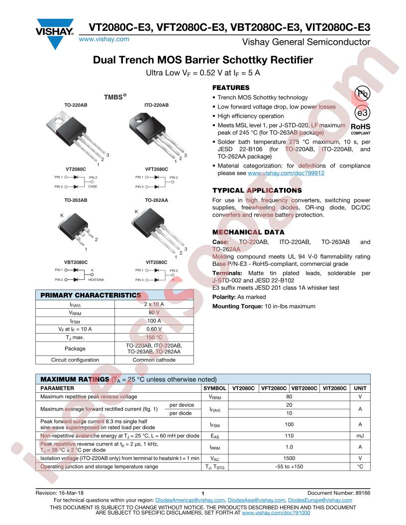 VBT2080C-E3