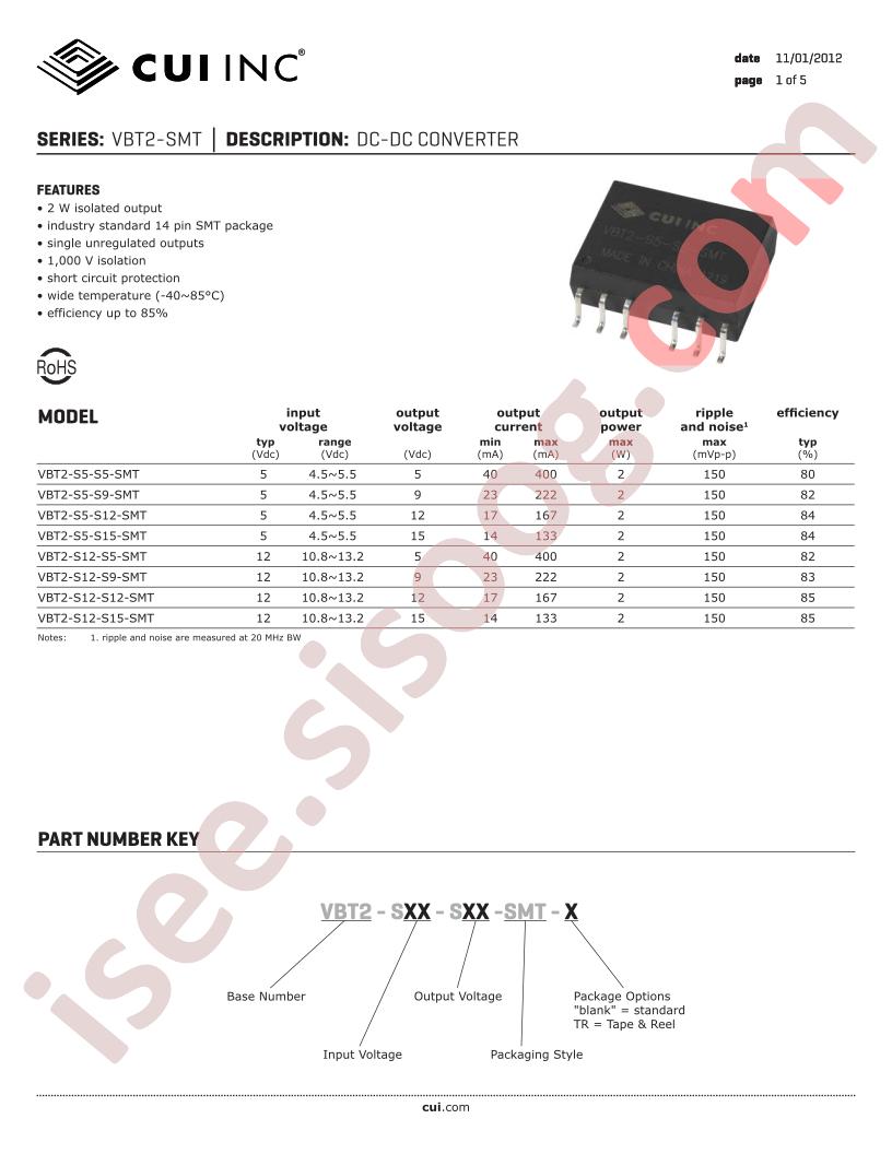 VBT2-S12-S5-SMT