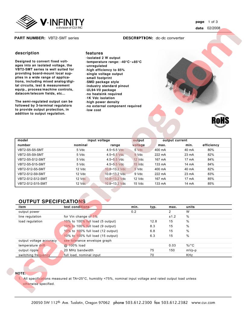 VBT2-S12-S9-SMT