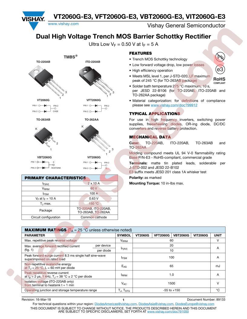 VFT2060G-E3