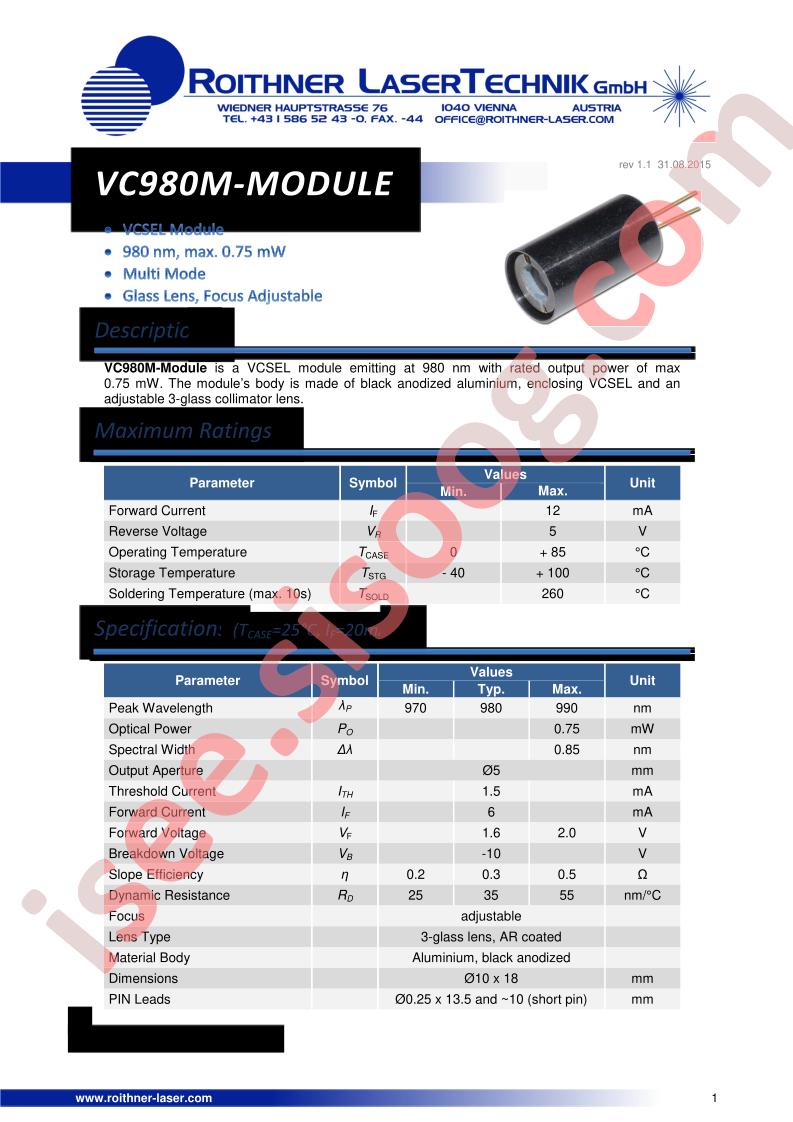 VC980M-MODULE