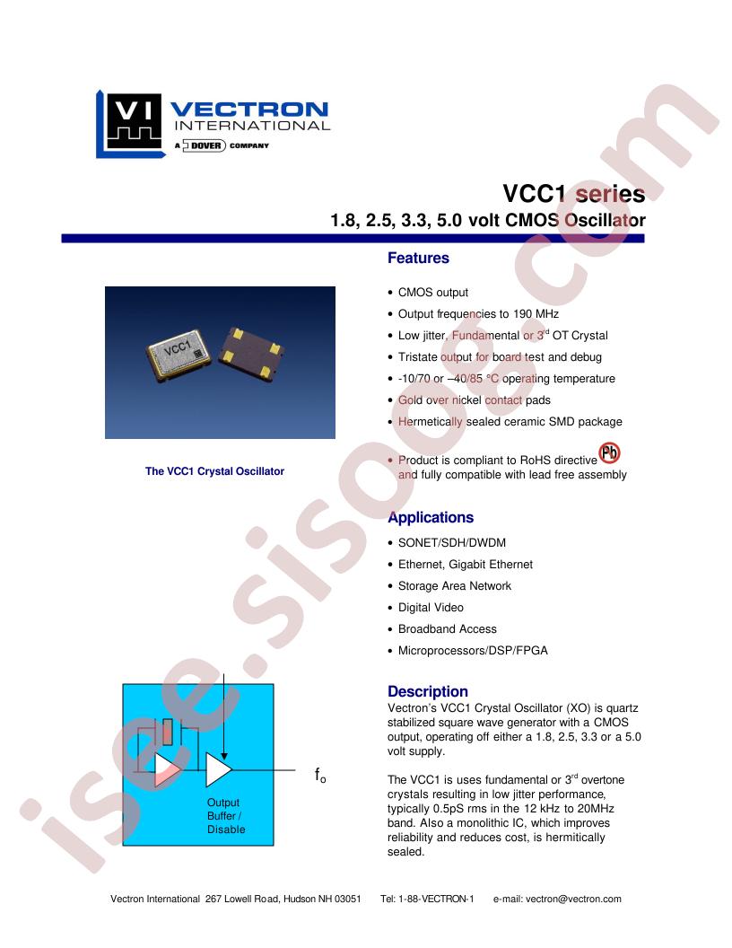 VCC1-G1O-125M00