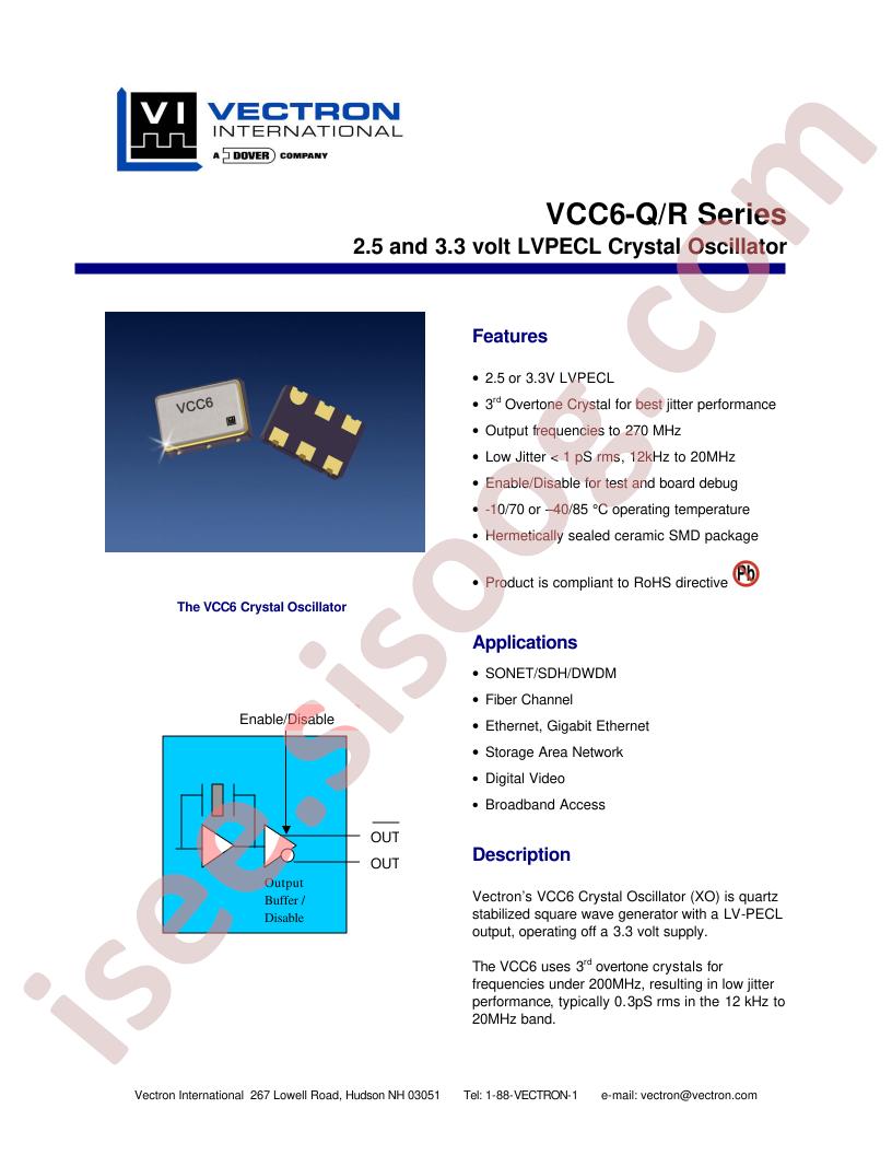 VCC6-QCA-250M00