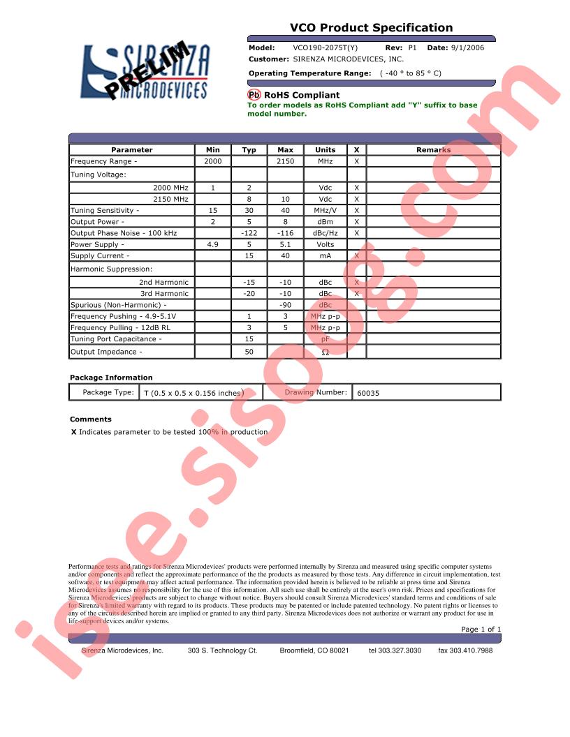 VCO190-2075T