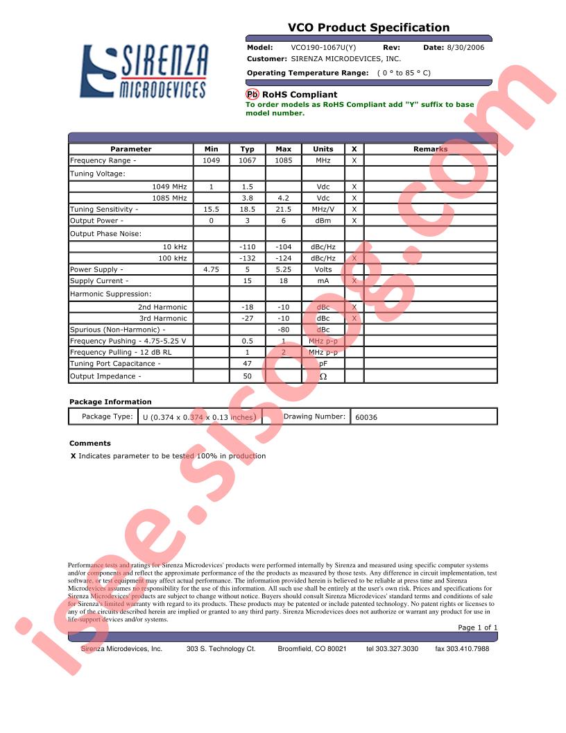 VCO190-1067UY