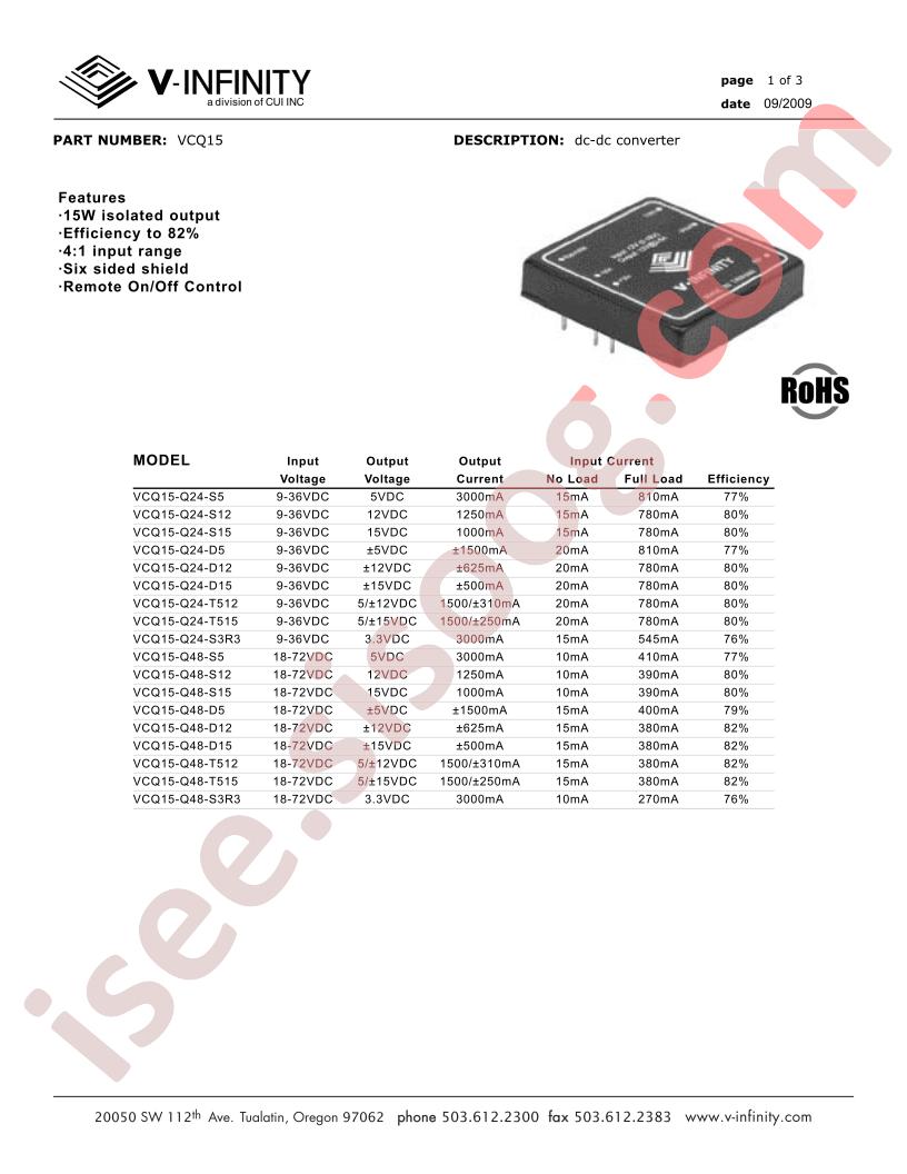 VCQ15-Q48-D15