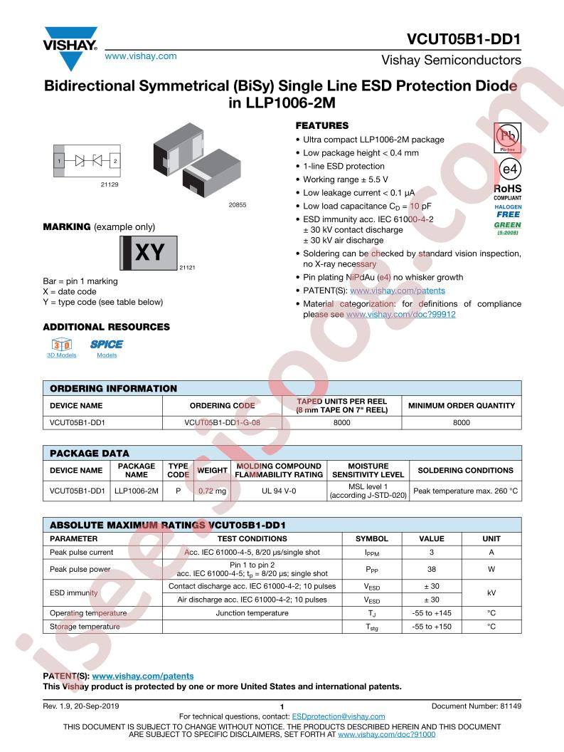 VCUT05B1DD1