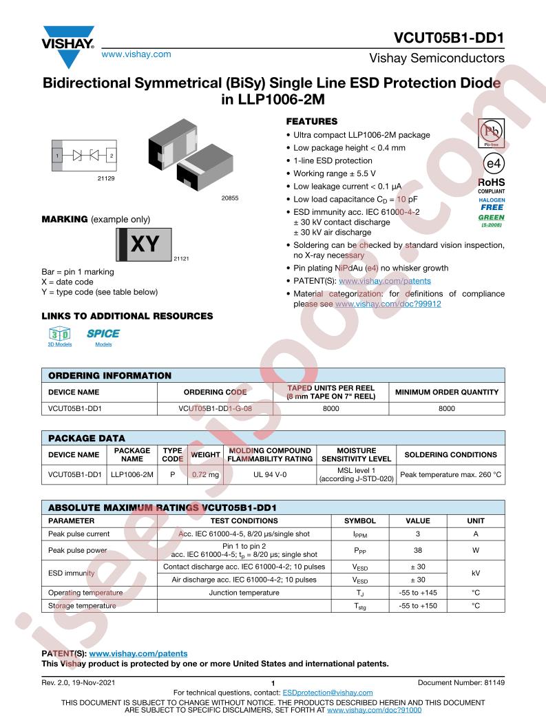 VCUT05B1-DD1