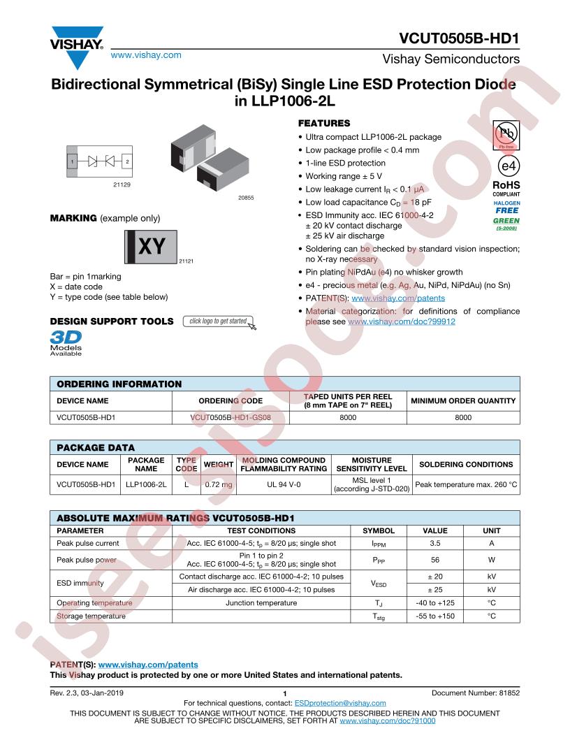 VCUT0505B-HD1