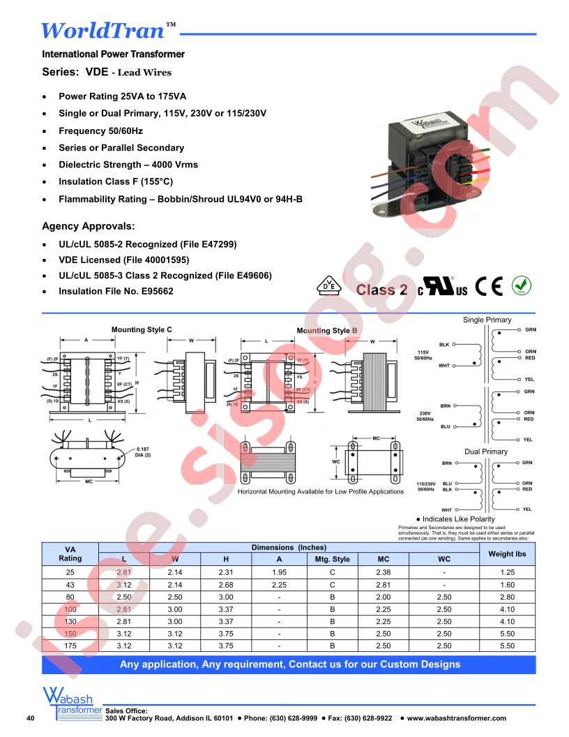 VDE1-80L-18