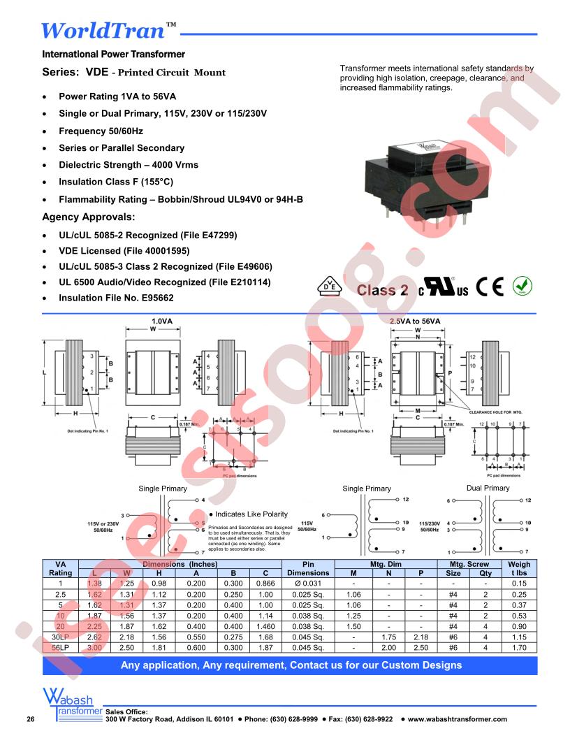 VDE2-10P-28