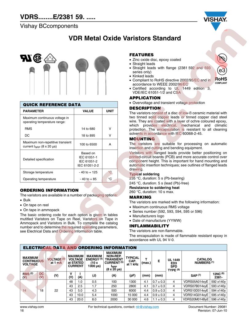 VDRS14T175TSE