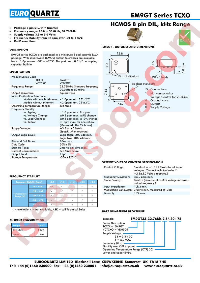 EM9GT33-32.768K-2.5