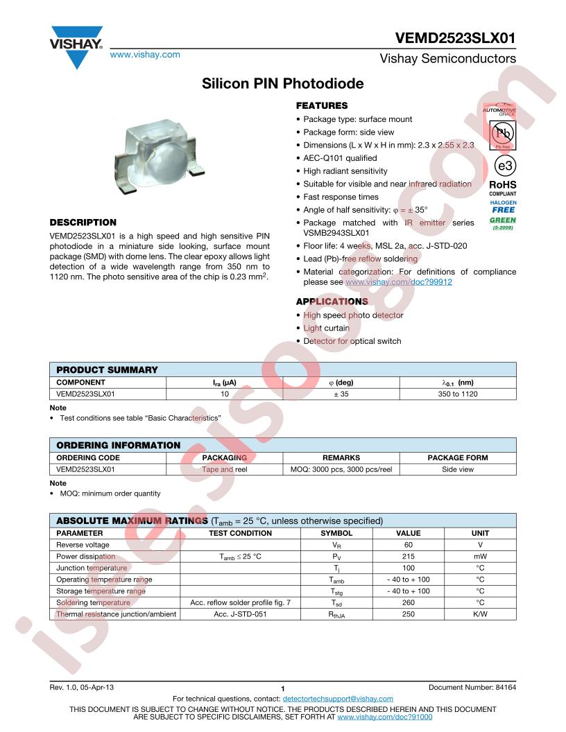 VEMD2523SLX01