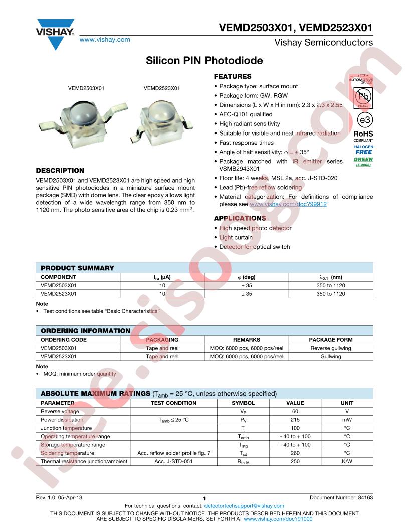 VEMD2503X01