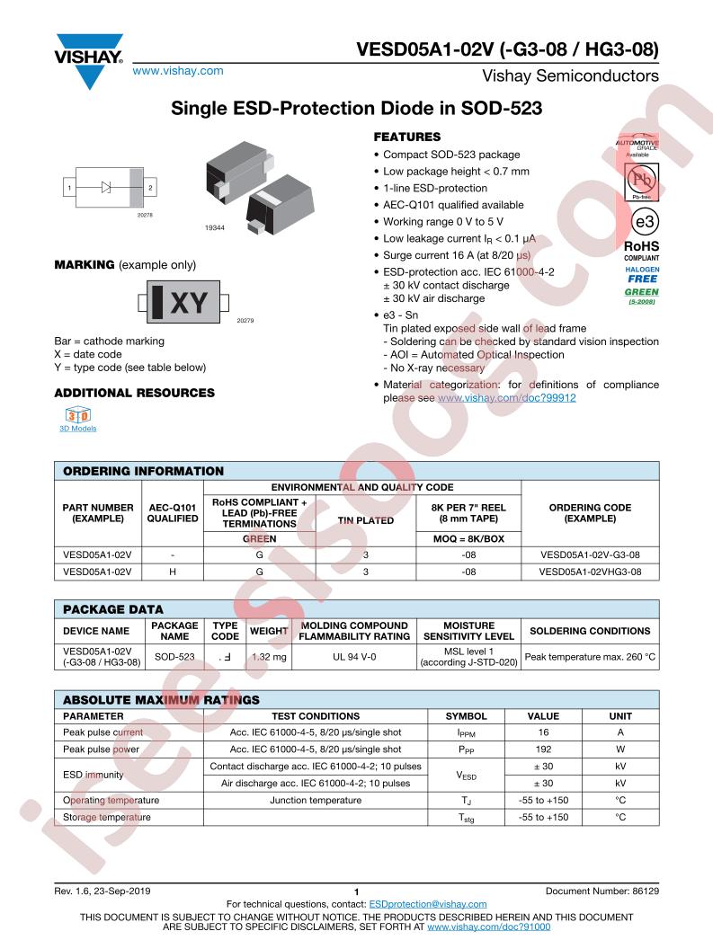 VESD05A1-02V