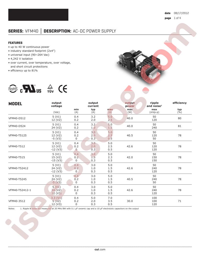 VFM40-T52412