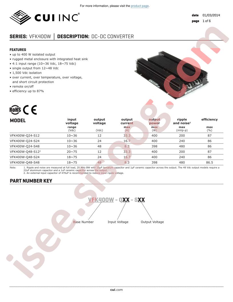 VFK400W-Q24-S48