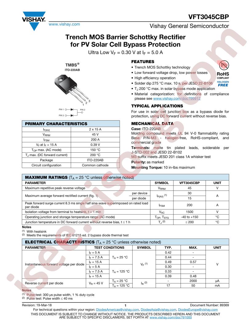 VFT3045CBP