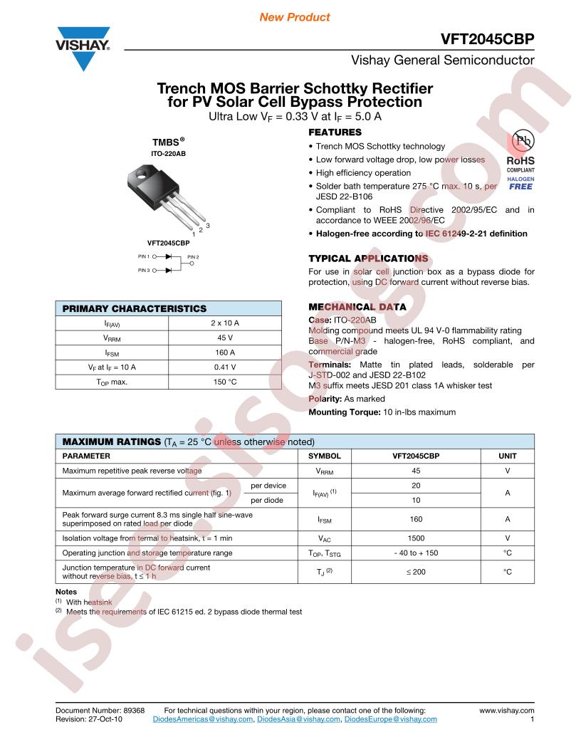 VFT2045CBP-M3-4W