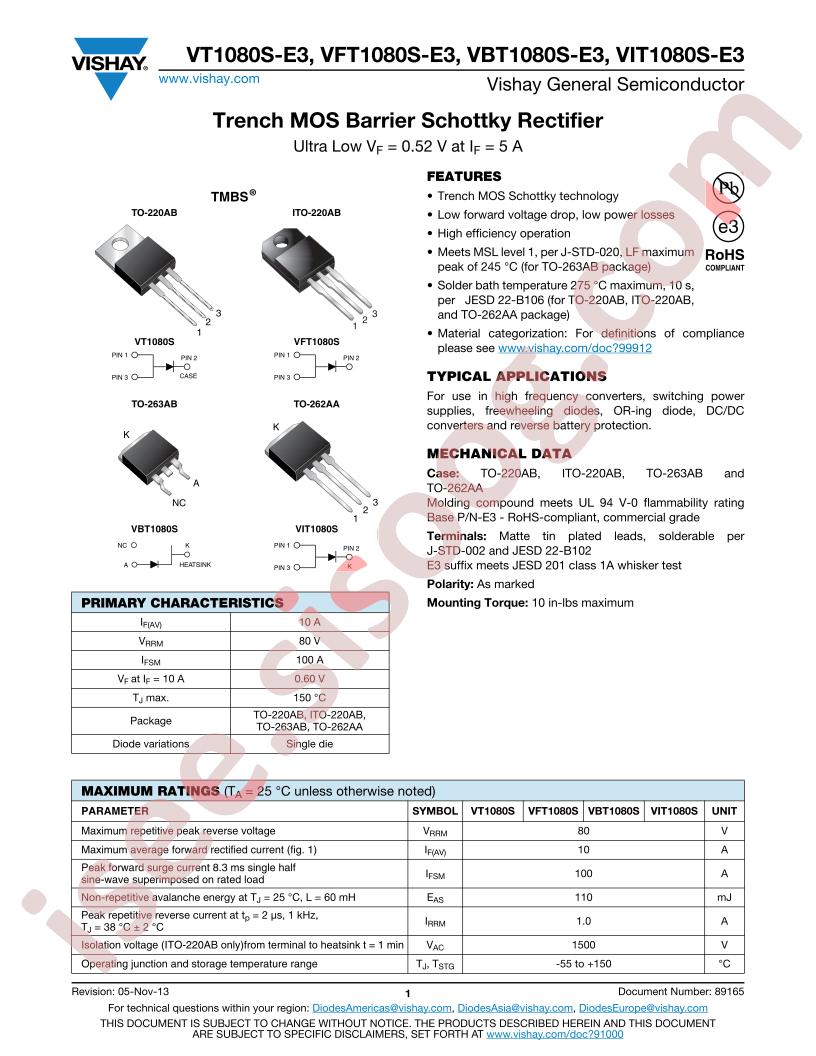 VBT1080S-E3