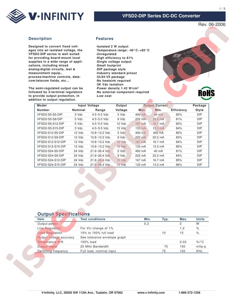 VFSD2-S5-S15-DIP