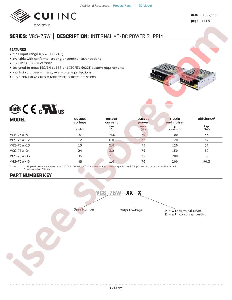 VGS-75W